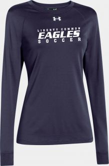 Women's Under Armour L/S Locker Shirt, Navy